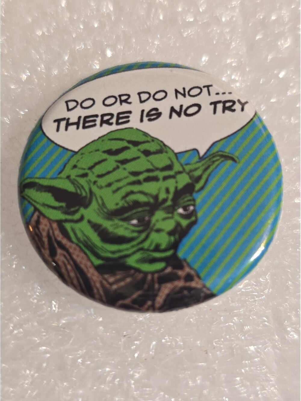 Rare New Yoda Pin "Do Or Do Not. There Is No Try."